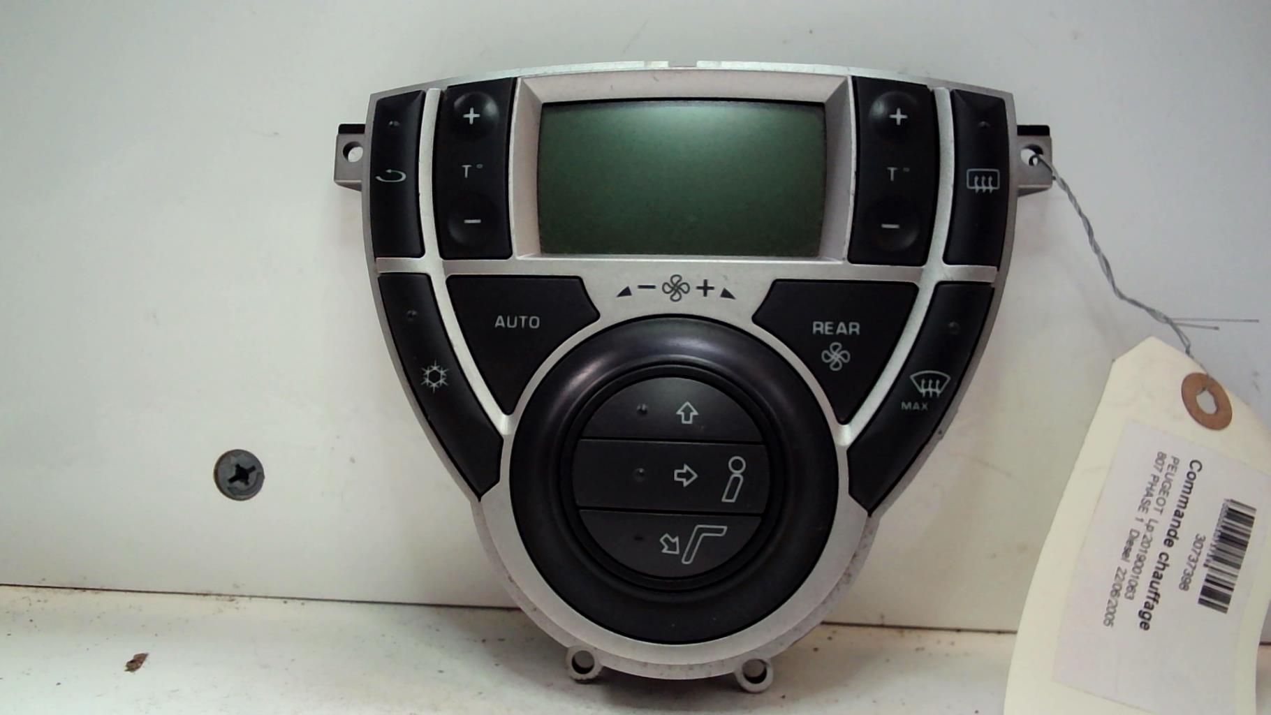 Commande chauffage PEUGEOT 807 Diesel - 1