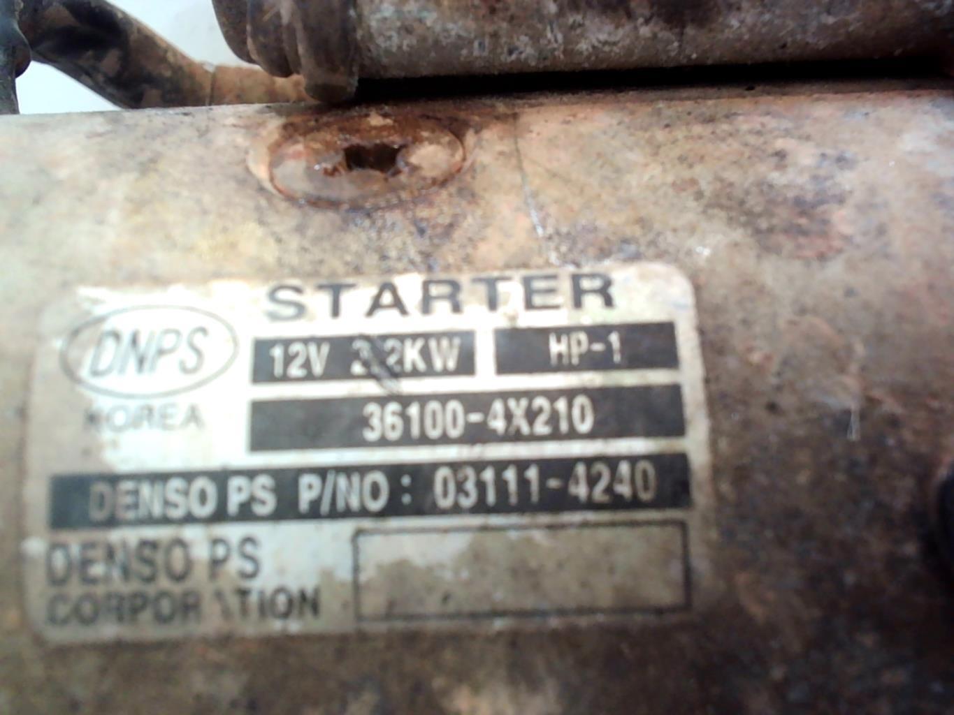 Demarreur HYUNDAI TERRACAN Diesel - 1