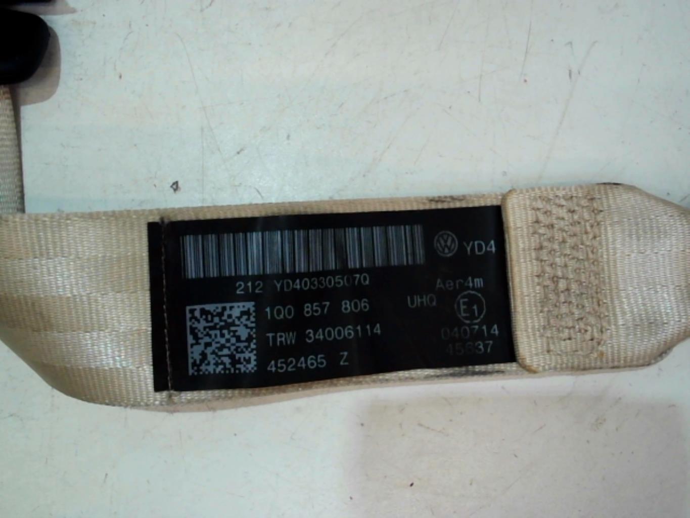 Ceinture arriere droit VOLKSWAGEN EOS CABRIO PHASE 1 Diesel - 1