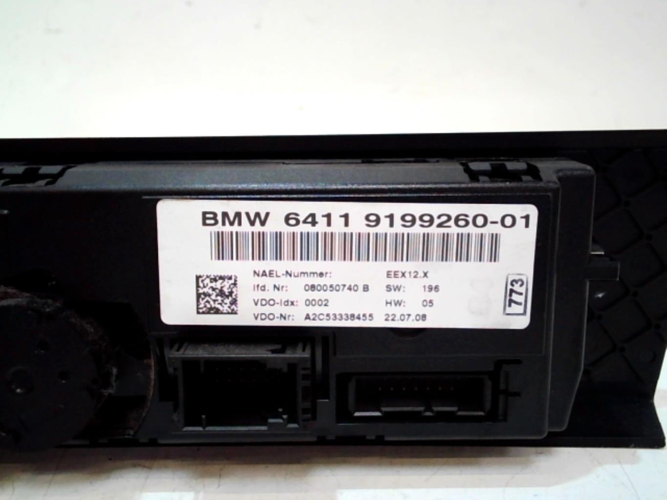 Commande chauffage BMW SERIE 3 E91 TOURING PHASE 2 BREAK Diesel - 1
