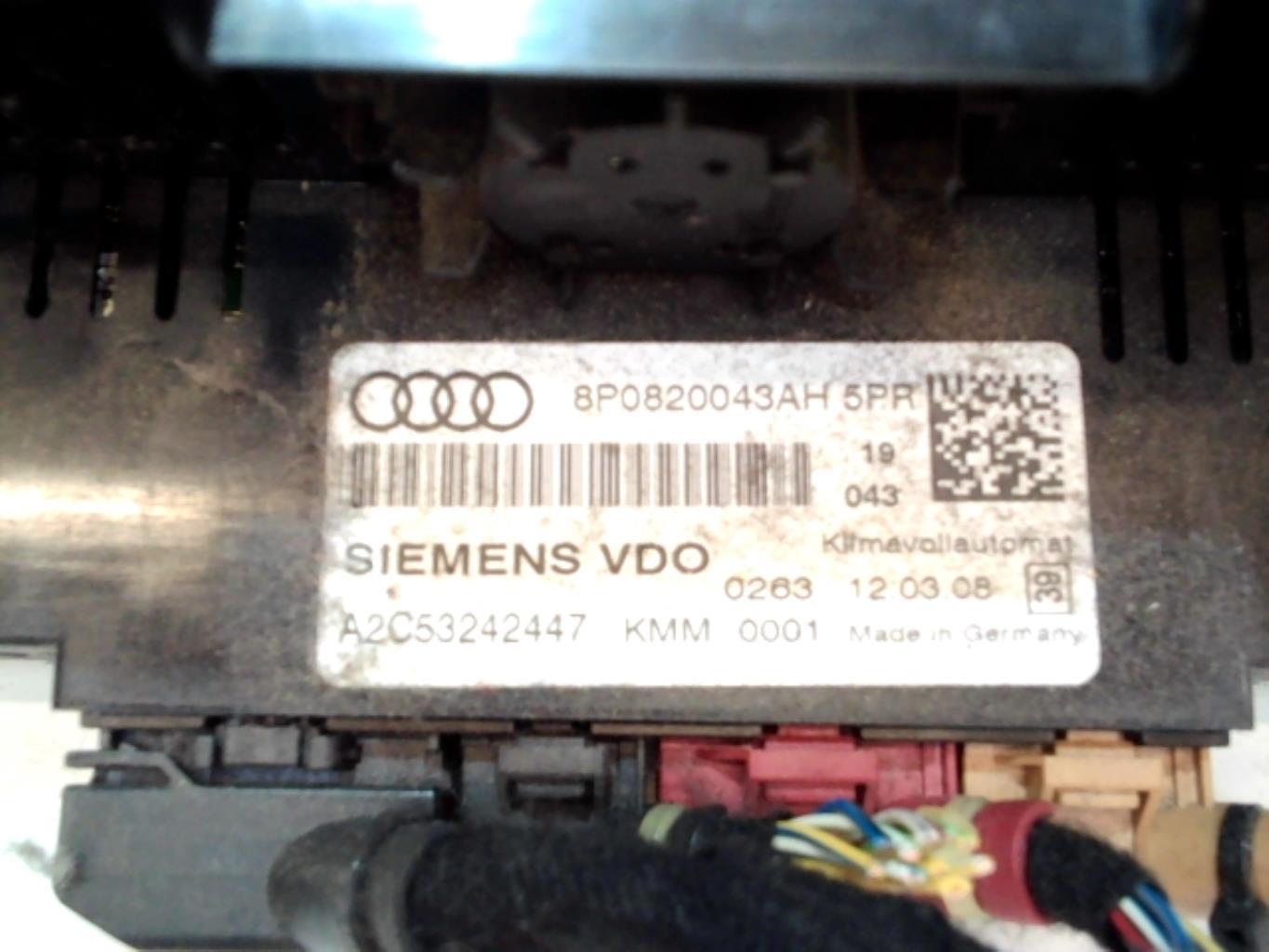 Commande chauffage AUDI A3 2 PHASE 1 Diesel - 1