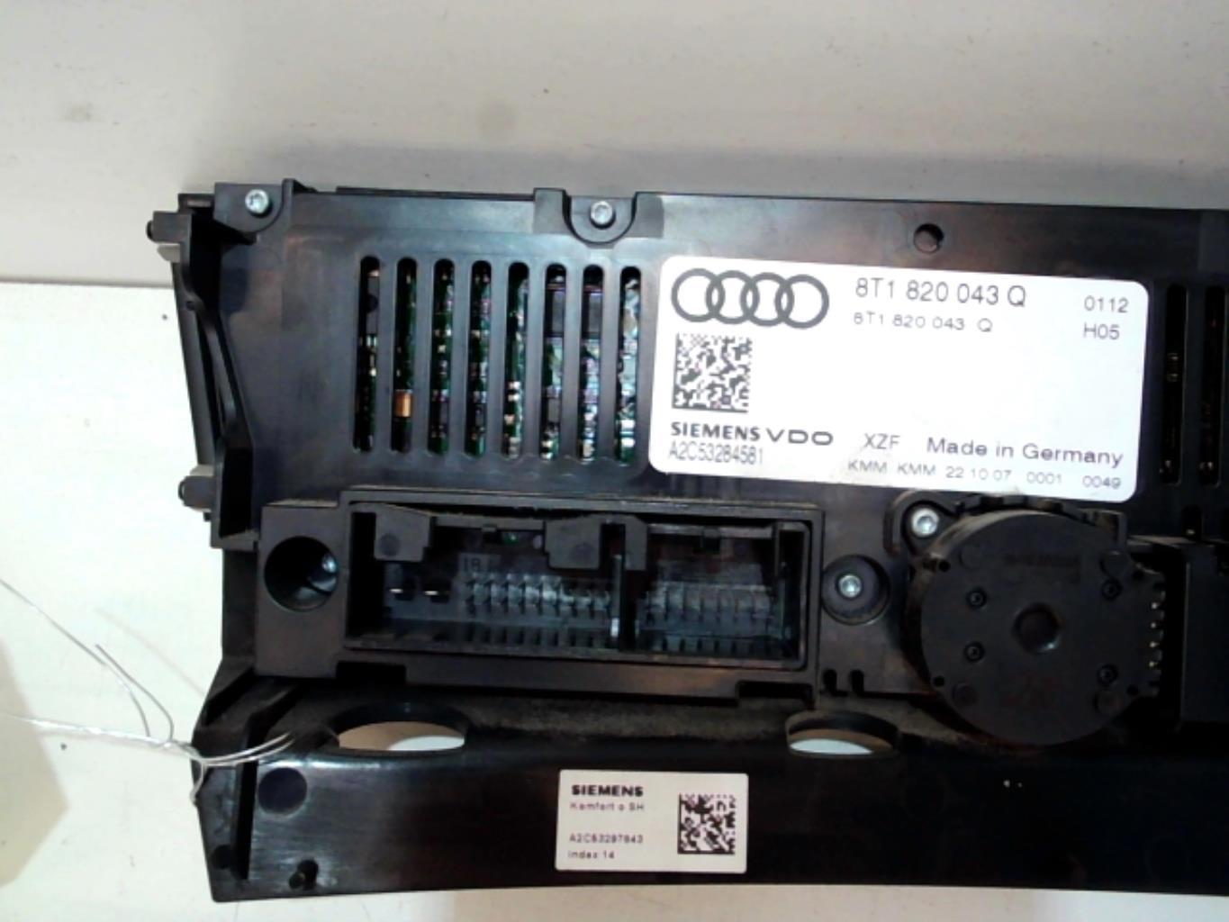 Commande chauffage AUDI A5 1 COUPE PHASE 1 Diesel - 1