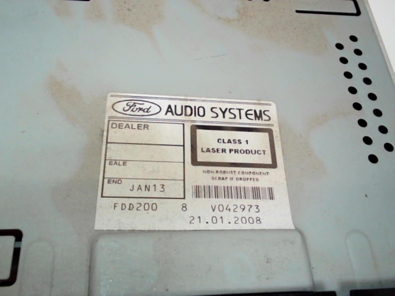 Autoradio d'origine FORD FOCUS 2 PHASE 2 BREAK Diesel - 1