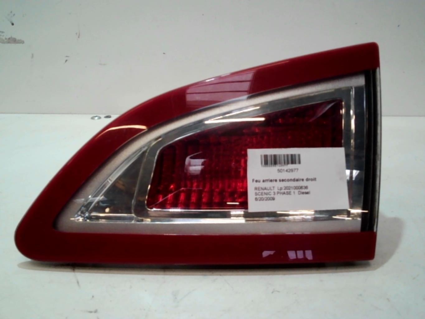 Feu arriere secondaire droit (feux) RENAULT SCENIC 3 PHASE 1 Diesel - 1
