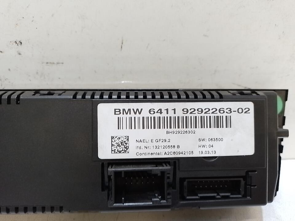 Commande chauffage BMW X1 E84 PHASE 2 Diesel - 1