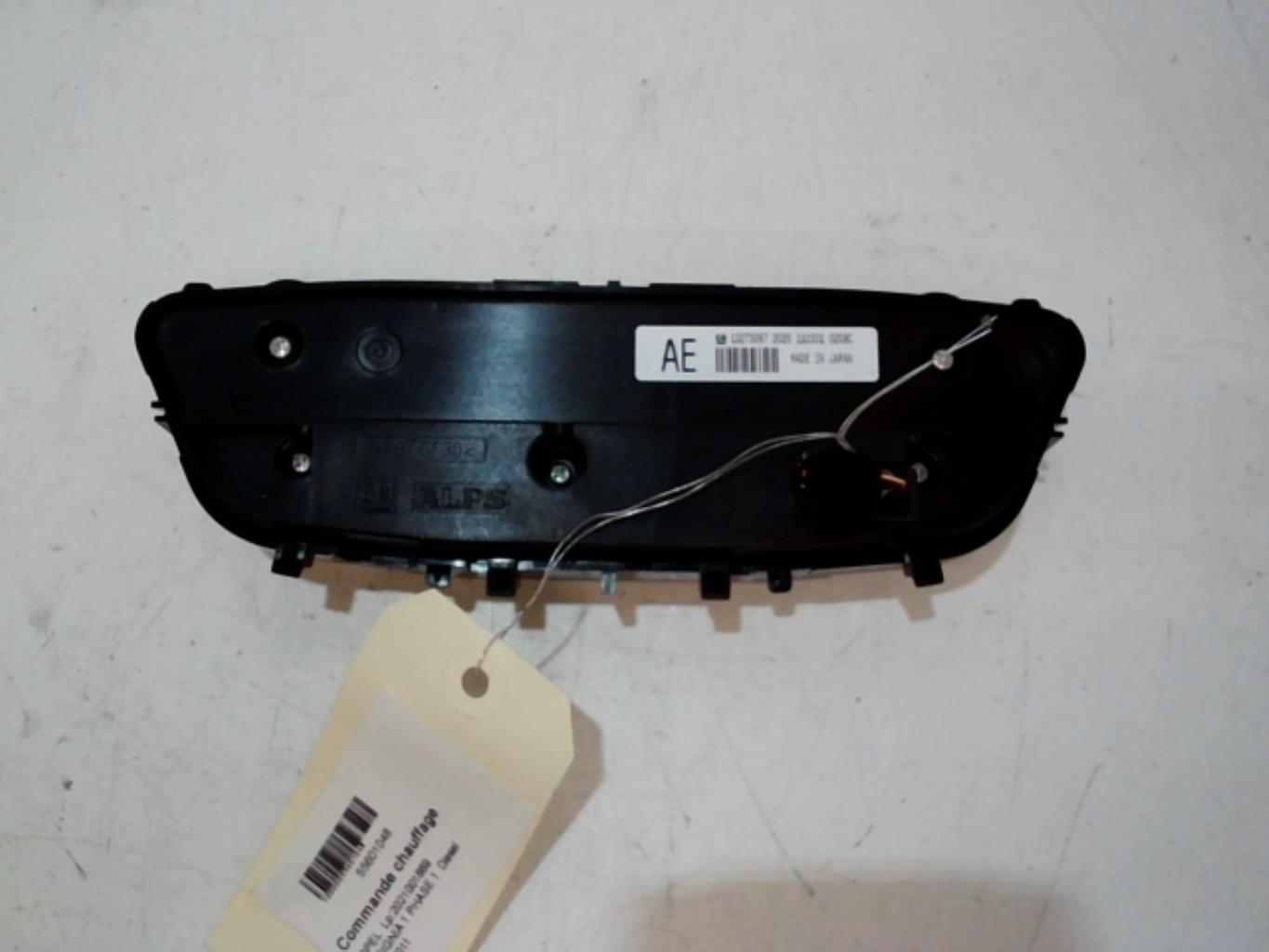 Commande chauffage OPEL INSIGNIA 1 PHASE 1 Diesel - 1