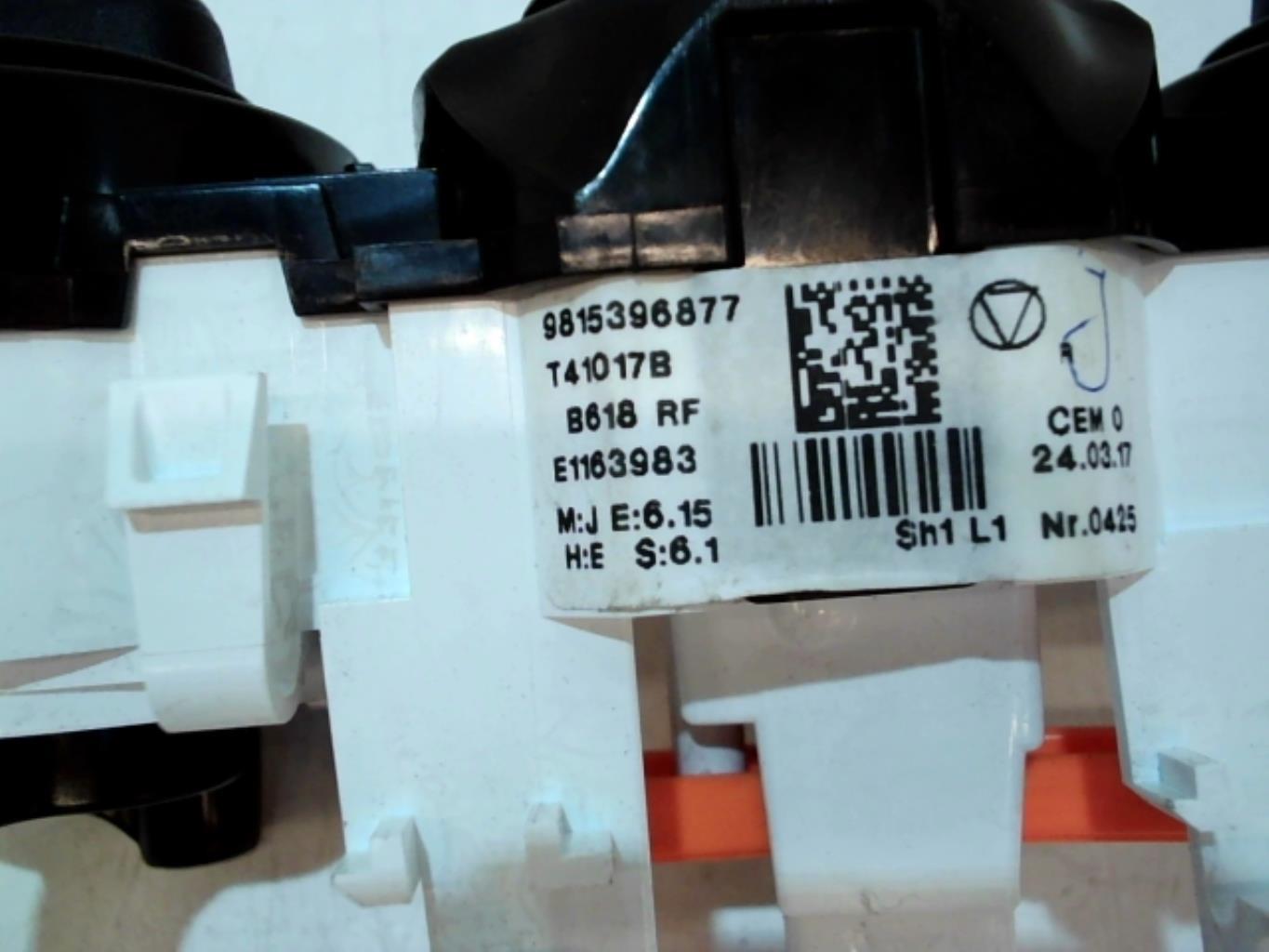 Commande chauffage CITROEN C3 3 PHASE 1 Diesel - 1