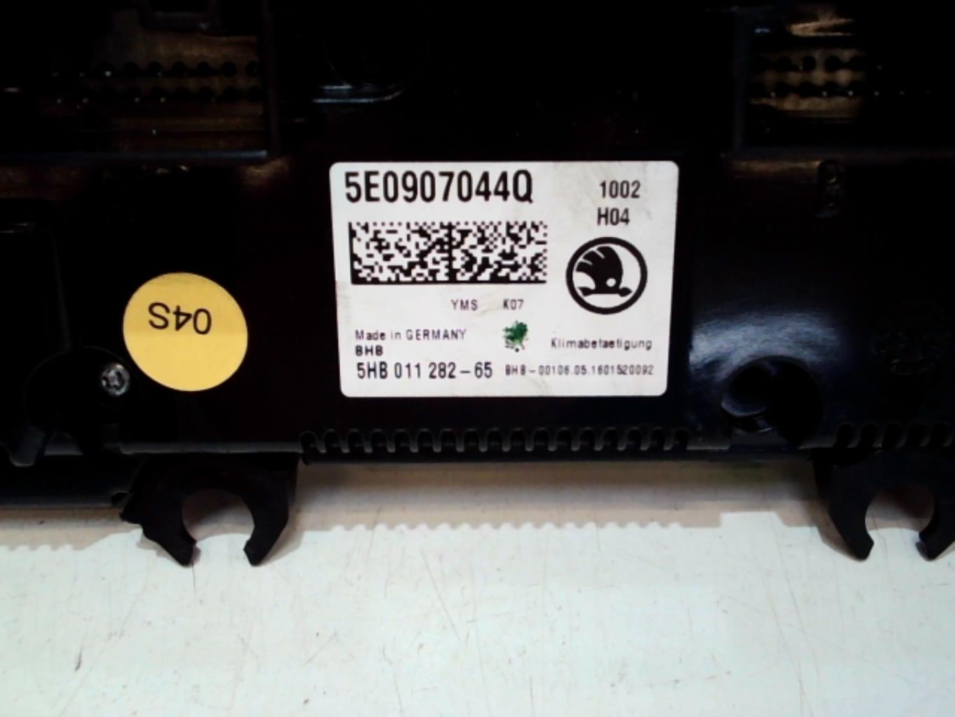 Commande chauffage SKODA OCTAVIA 3 PHASE 1 BREAK Diesel - 1