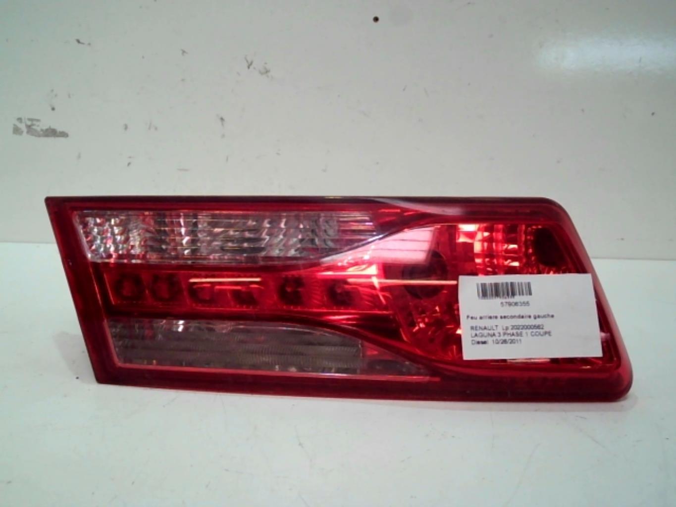 Feu arriere secondaire gauche (feux) RENAULT LAGUNA 3 PHASE 1 COUPE Diesel - 1