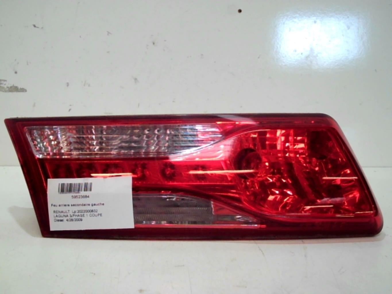 Feu arriere secondaire gauche (feux) RENAULT LAGUNA 3 PHASE 1 COUPE Diesel - 1