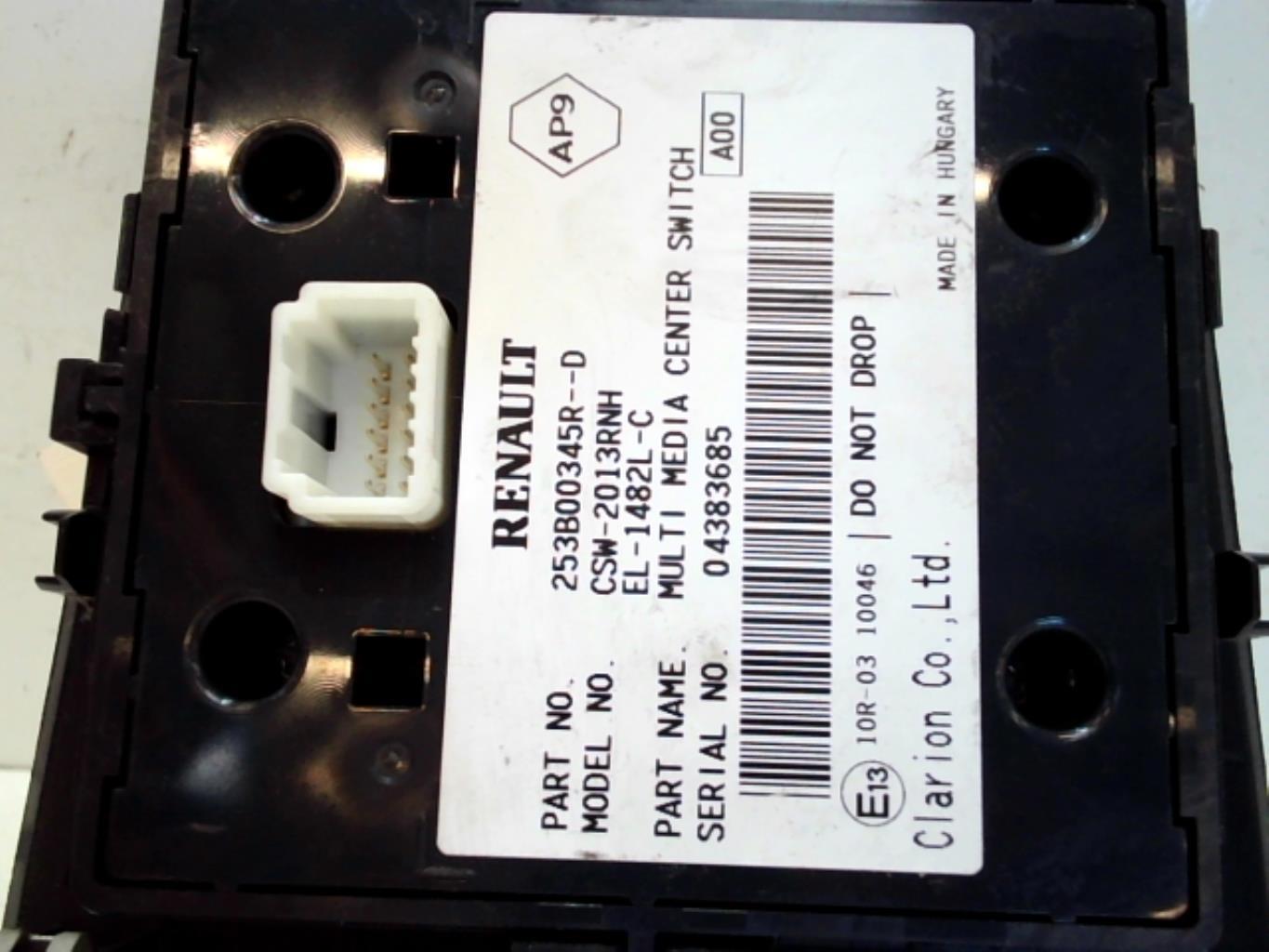 Commande GPS RENAULT SCENIC 3 PHASE 3 Diesel - 1