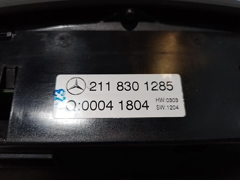 Commande chauffage MERCEDES CLASSE E 211 PHASE 1 Diesel - 1
