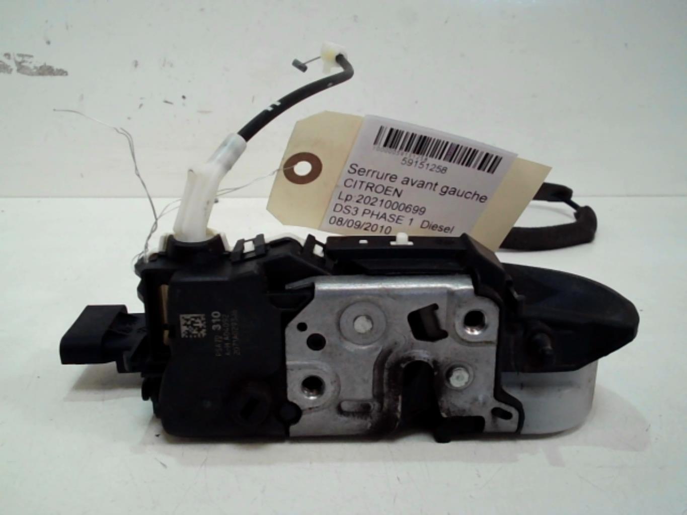 Serrure avant gauche CITROEN DS3 PHASE 1 Diesel - 1