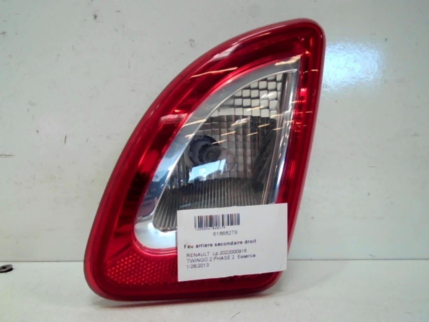 Feu arriere secondaire droit (feux) RENAULT TWINGO 2 PHASE 2 Essence - 1