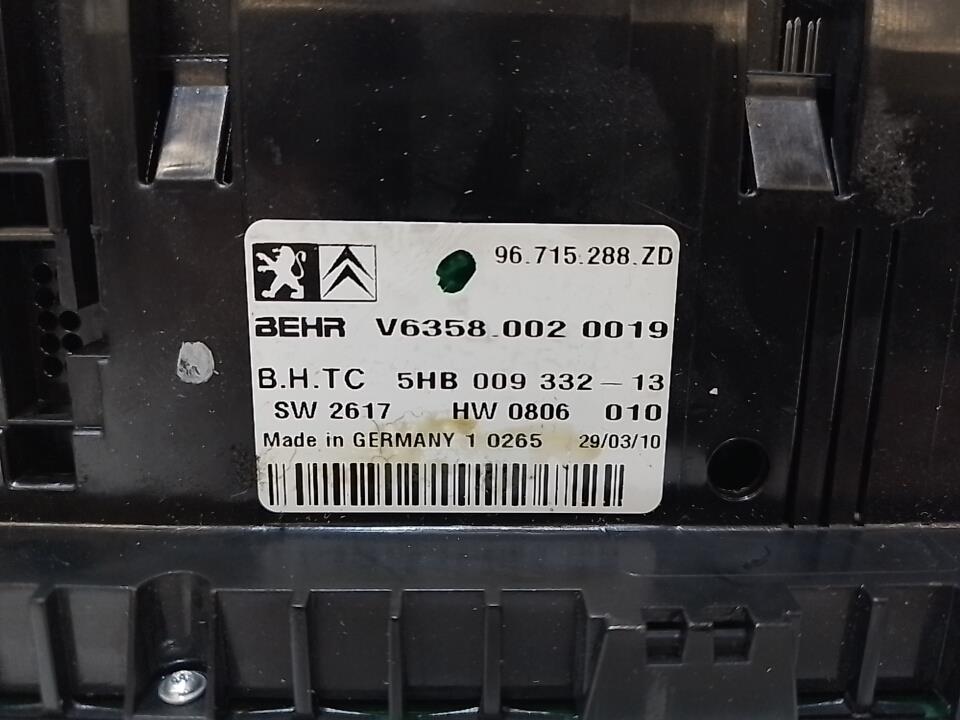 Commande chauffage CITROEN C5 2 Diesel - 1