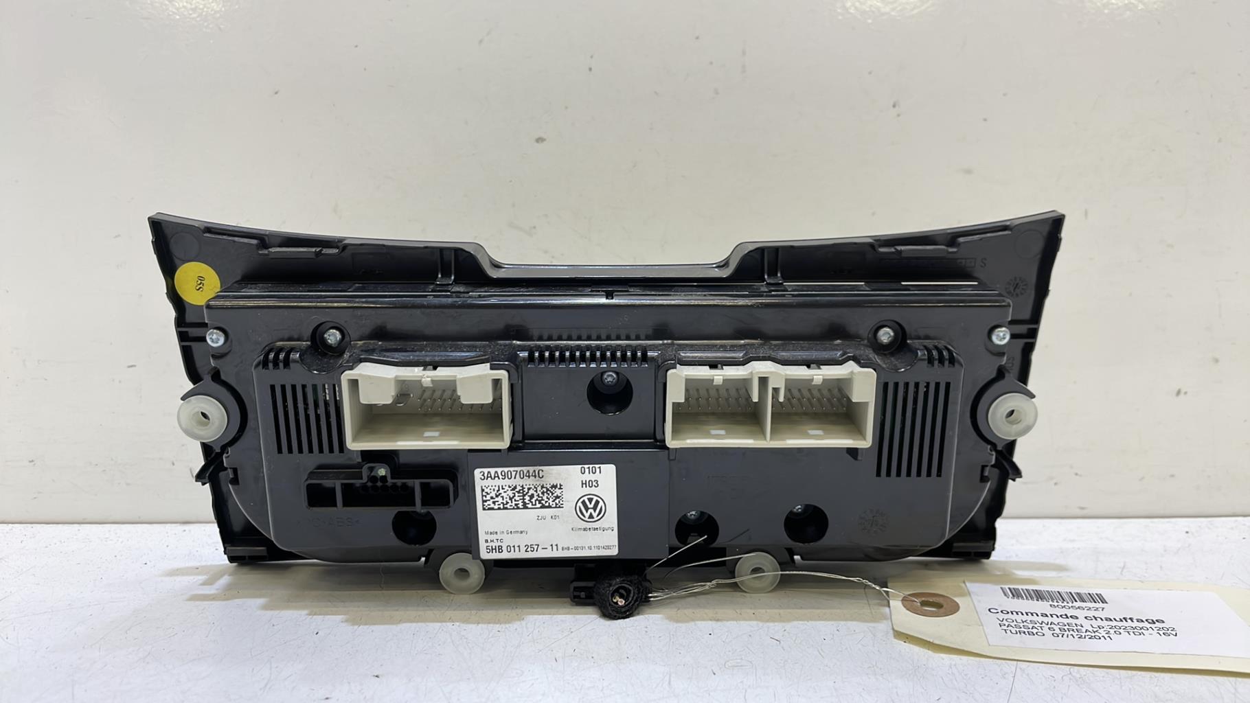 Commande chauffage VOLKSWAGEN PASSAT 6 BREAK Diesel - 1