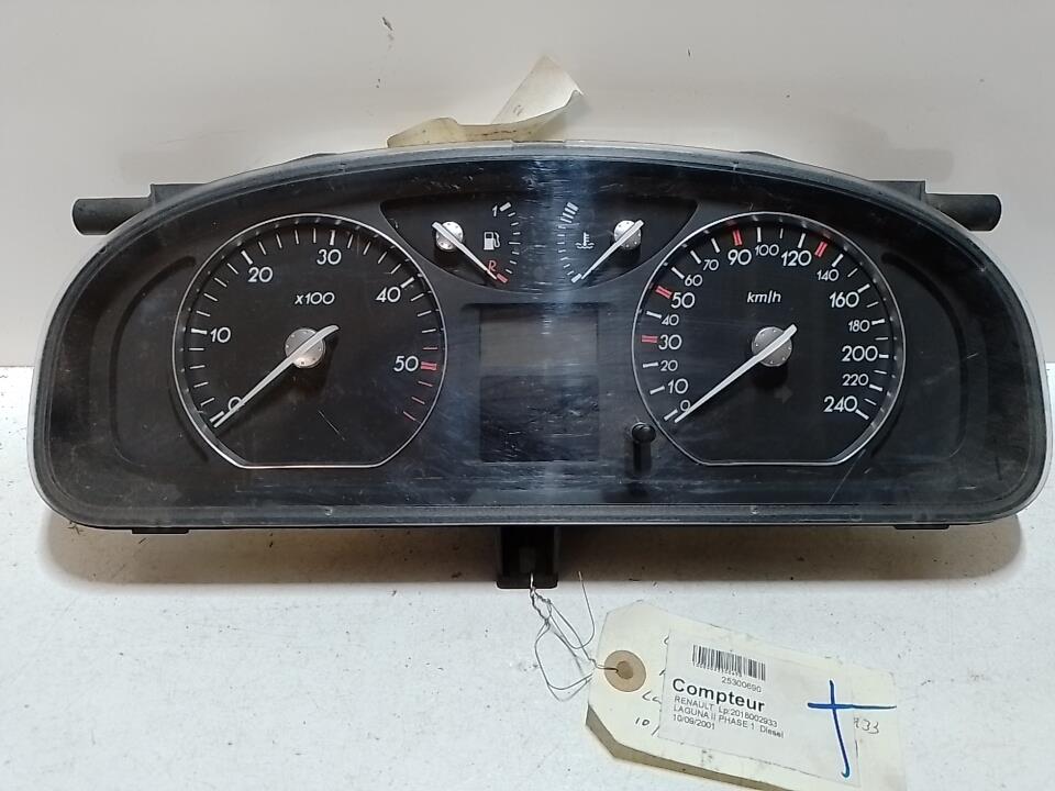 Compteur RENAULT LAGUNA 2 PHASE 1 Diesel - 1
