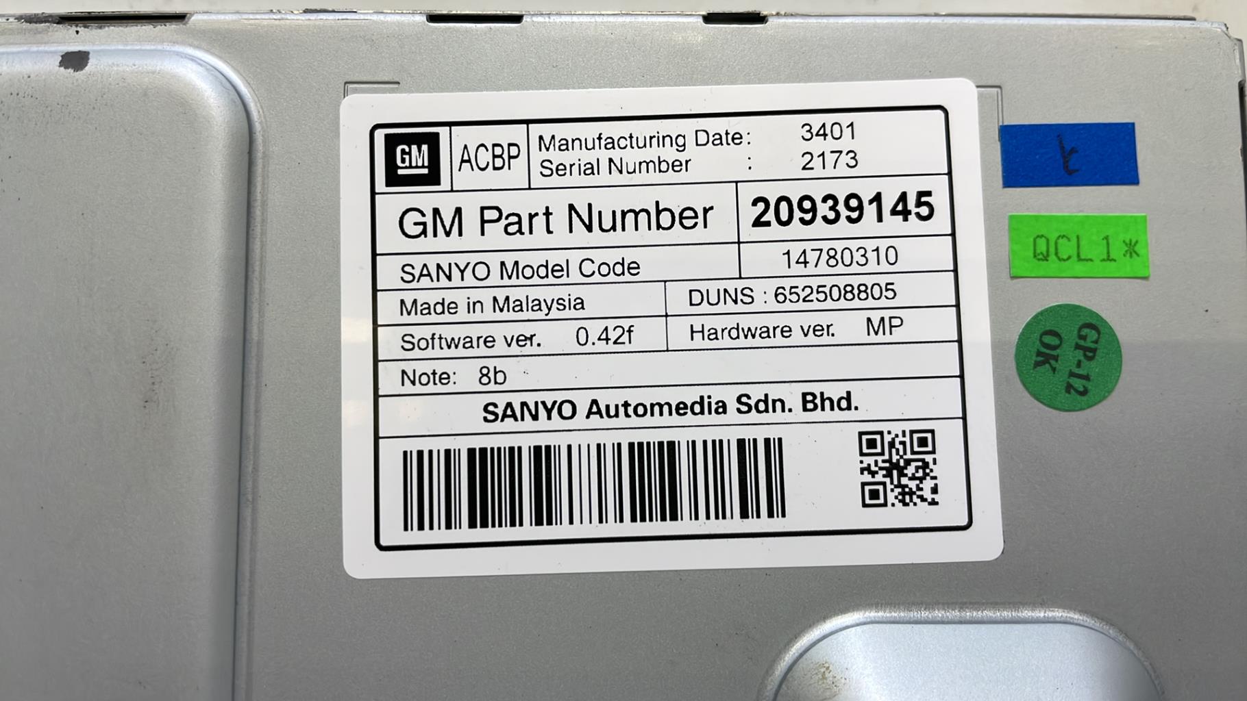Ecran GPS OPEL ASTRA J PHASE 1 Diesel - 1