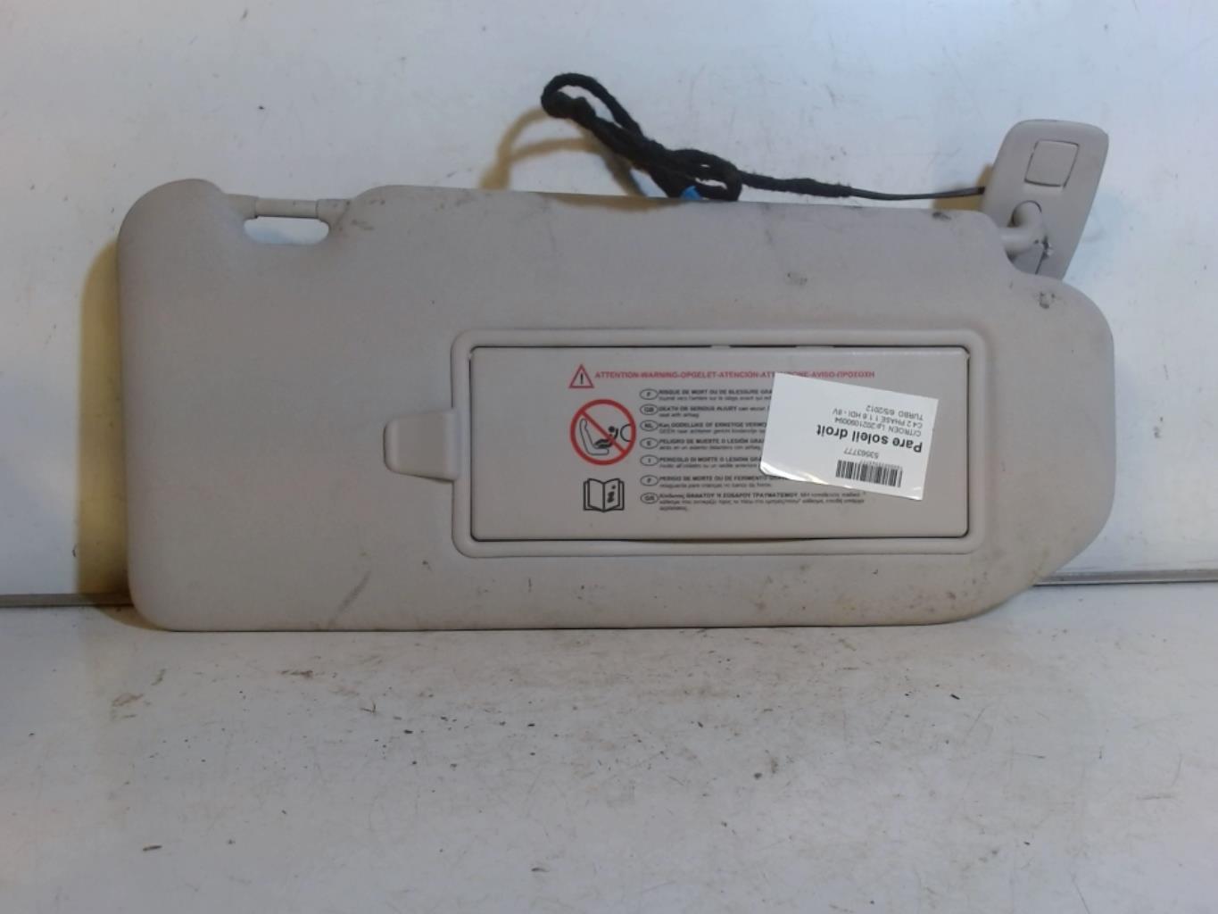 Visiera parasole destra CITROEN C4 2 PHASE 1 Diésel - 1