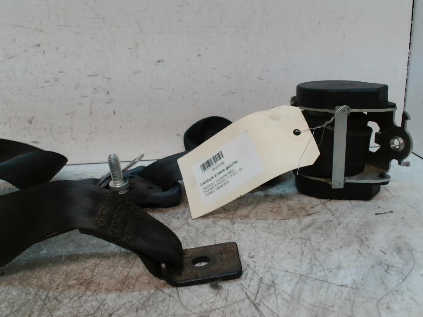 Cintura di sicurezza posteriore sinistra RENAULT SCENIC 3 PHASE 1 Diésel - 1