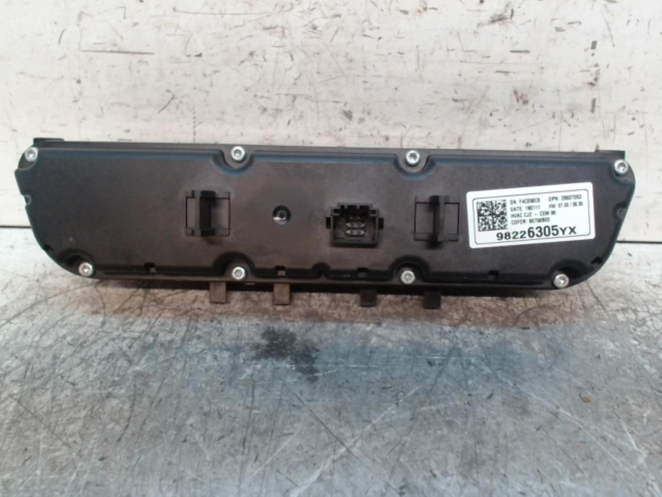 Commande chauffage OPEL CROSSLAND X PHASE 1 Diesel - 1