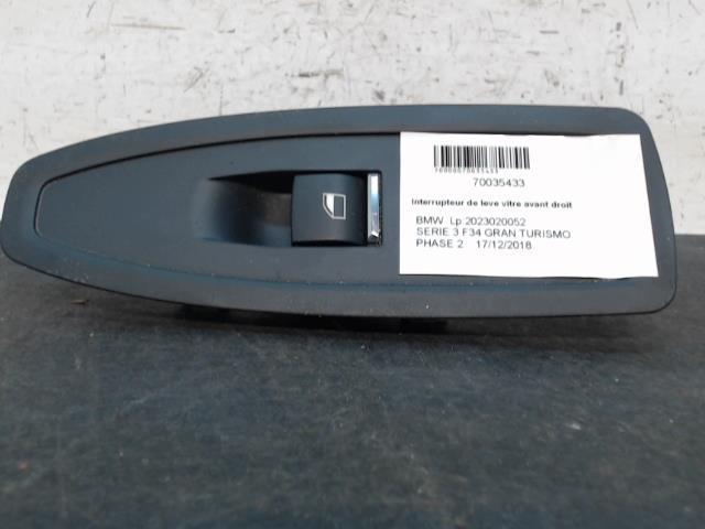 Interruttore lavacristalli anteriore destro BMW SERIE 3 F34 GRAN TURISMO PHASE 2  - 1