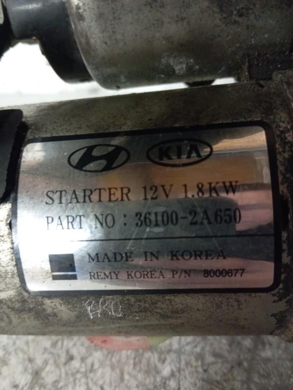 Motorino avviamento KIA RIO 4 PHASE 1 Diésel - 1