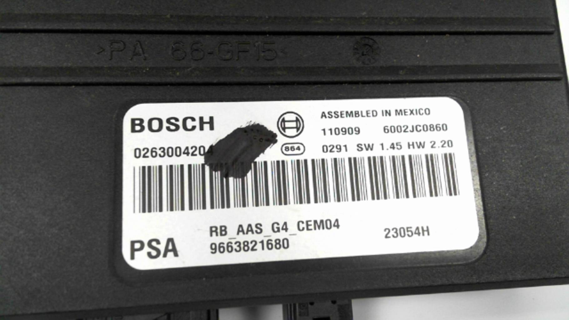 Centralina parcheggio assistito CITROEN C4 GRAND PICASSO 1 Diésel - 1