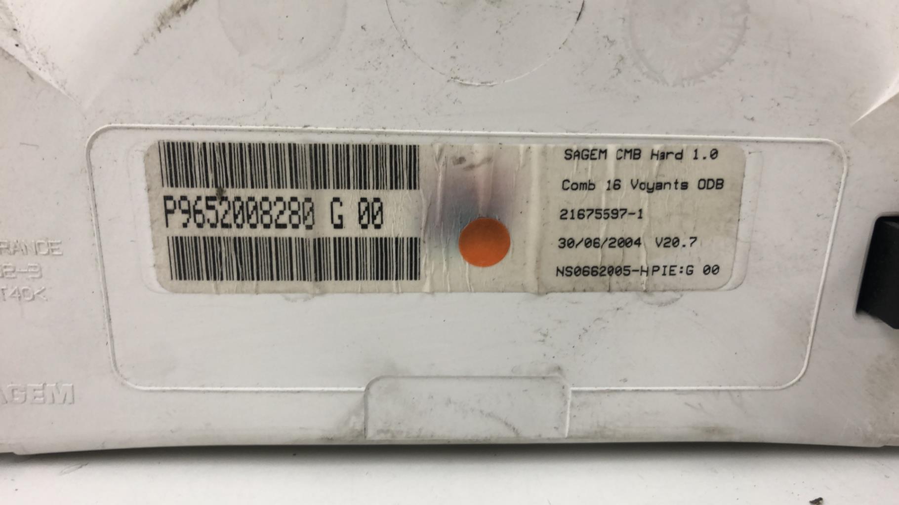 Compteur CITROEN C3 1 PHASE 1 Essence - 1