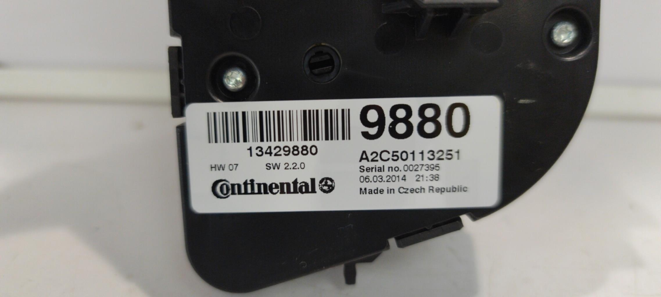 Commande chauffage OPEL MOKKA 1 PHASE 1 Diesel - 1