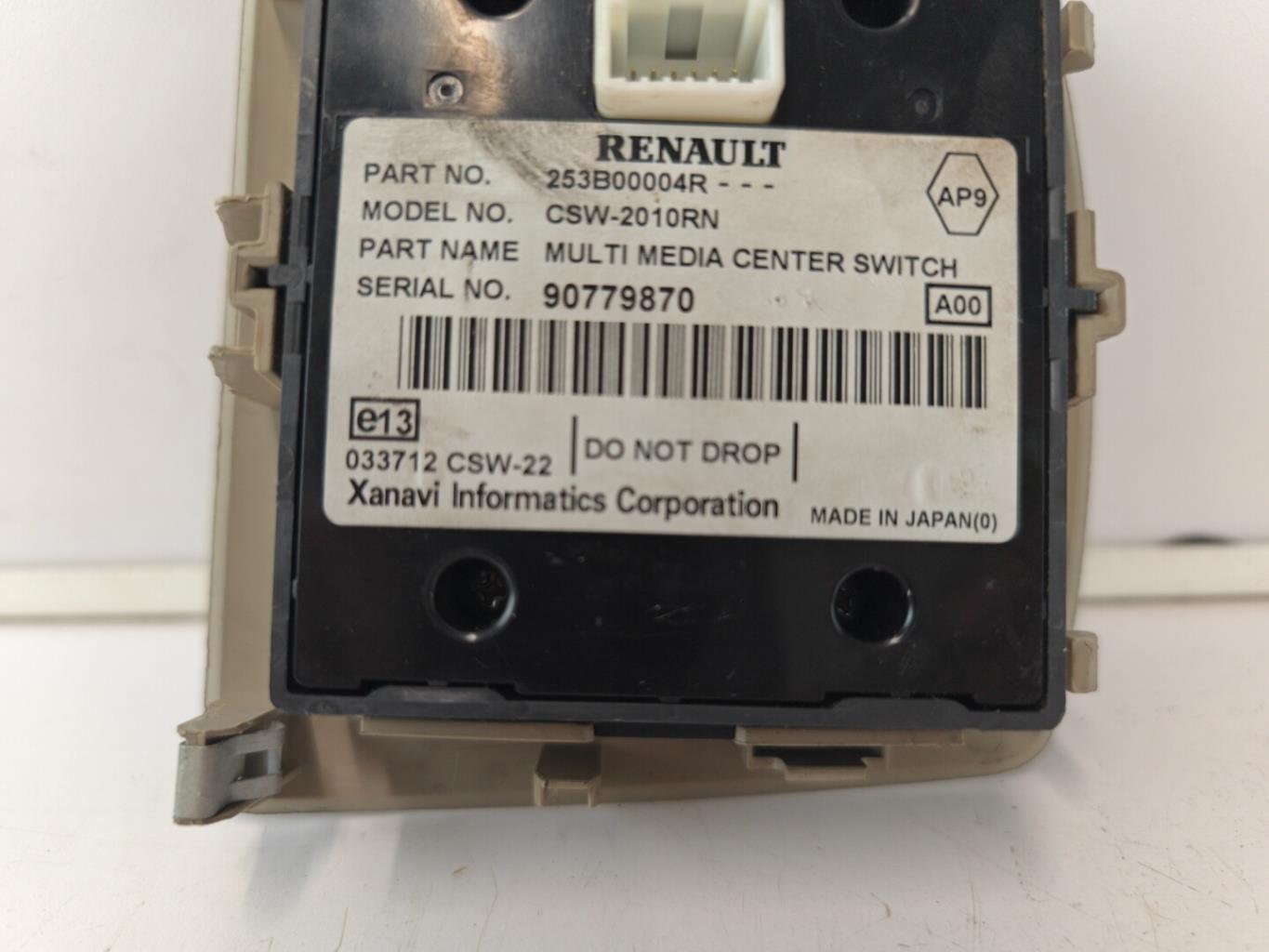 Commande GPS RENAULT GRAND SCENIC 3 PHASE 1 Essence - 1