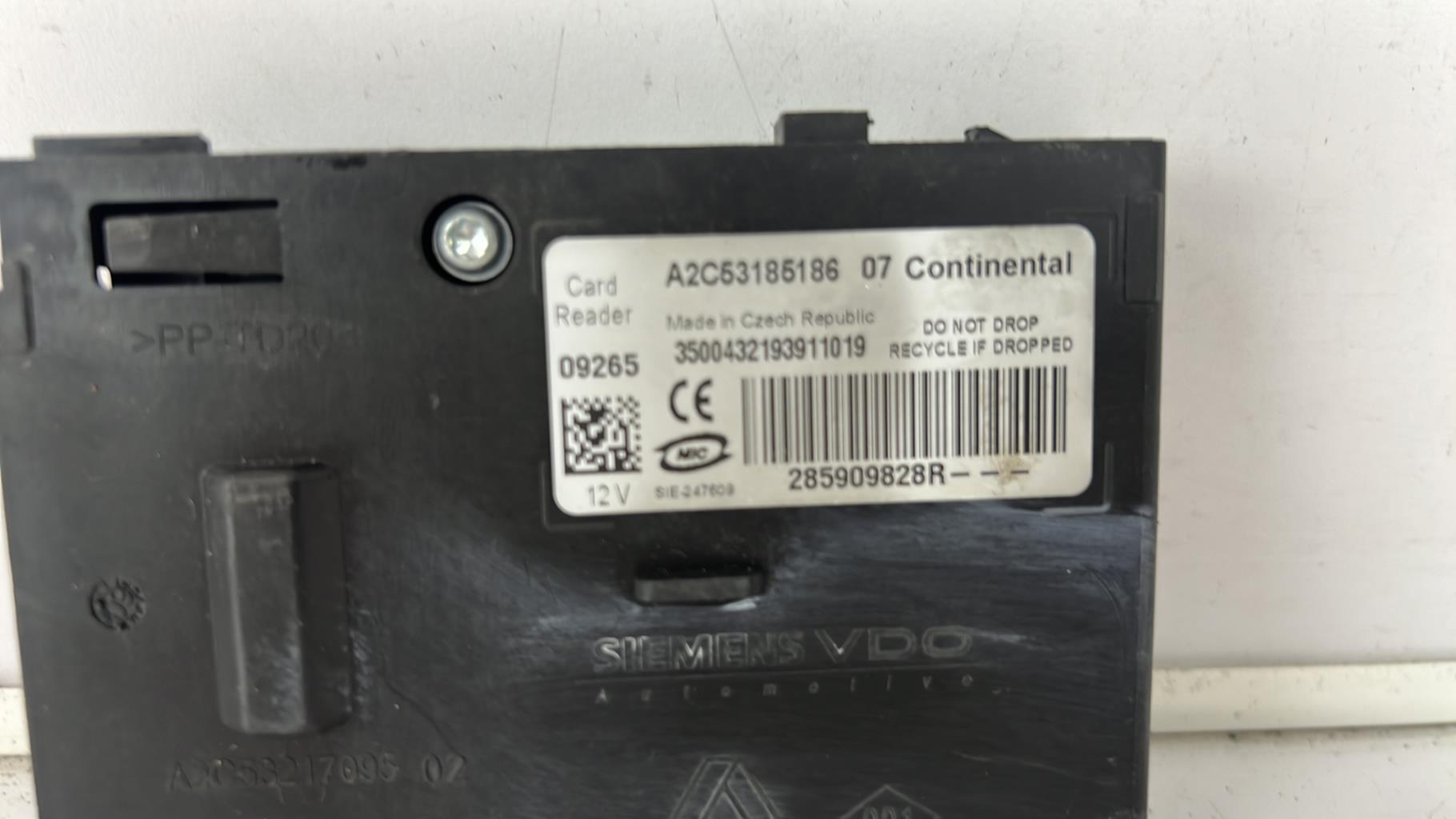 Lettore schede (bloccasterzo) RENAULT GRAND SCENIC 3 PHASE 1 Gasolina - 1