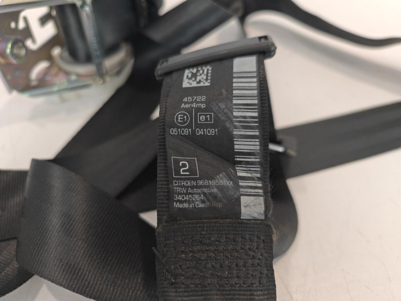 Cintura di sicurezza posteriore destra CITROEN C3 2 PHASE 1 Diésel - 1