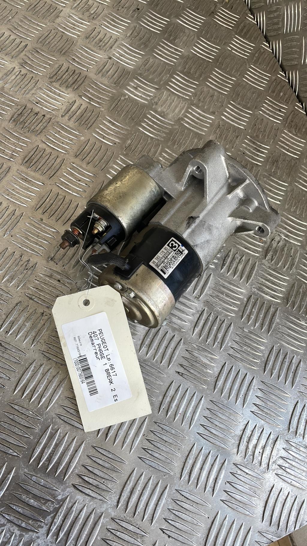 Demarreur PEUGEOT 407 PHASE 1 BREAK Essence - 1