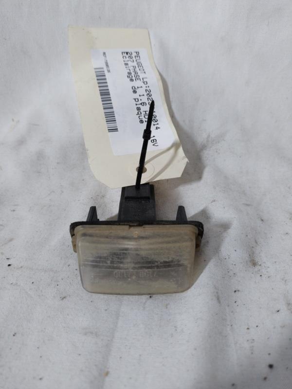 Eclairage de plaque PEUGEOT 207 PHASE 1 Diesel - 1