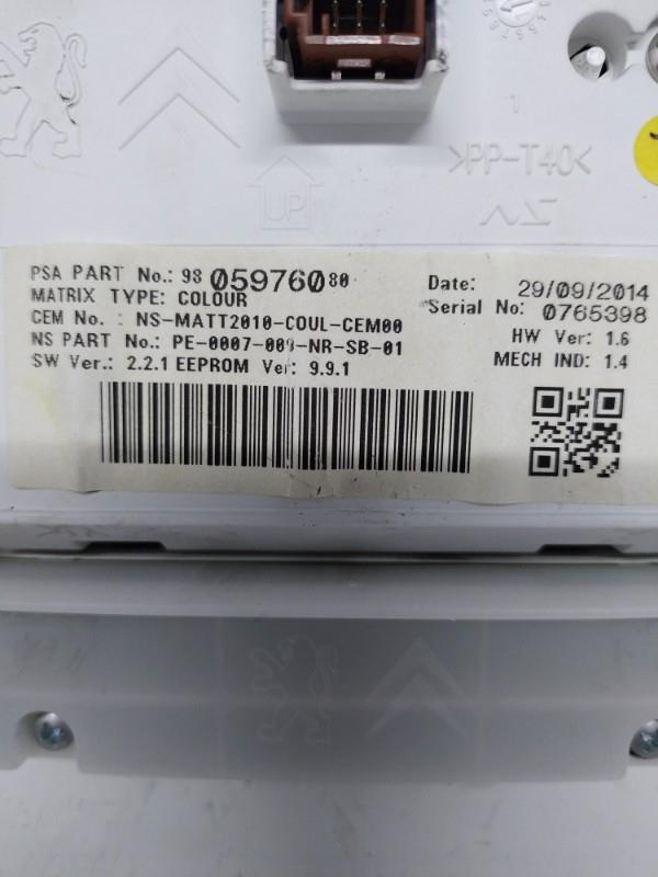 Compteur PEUGEOT 2008 1 PHASE 1 Diesel - 1
