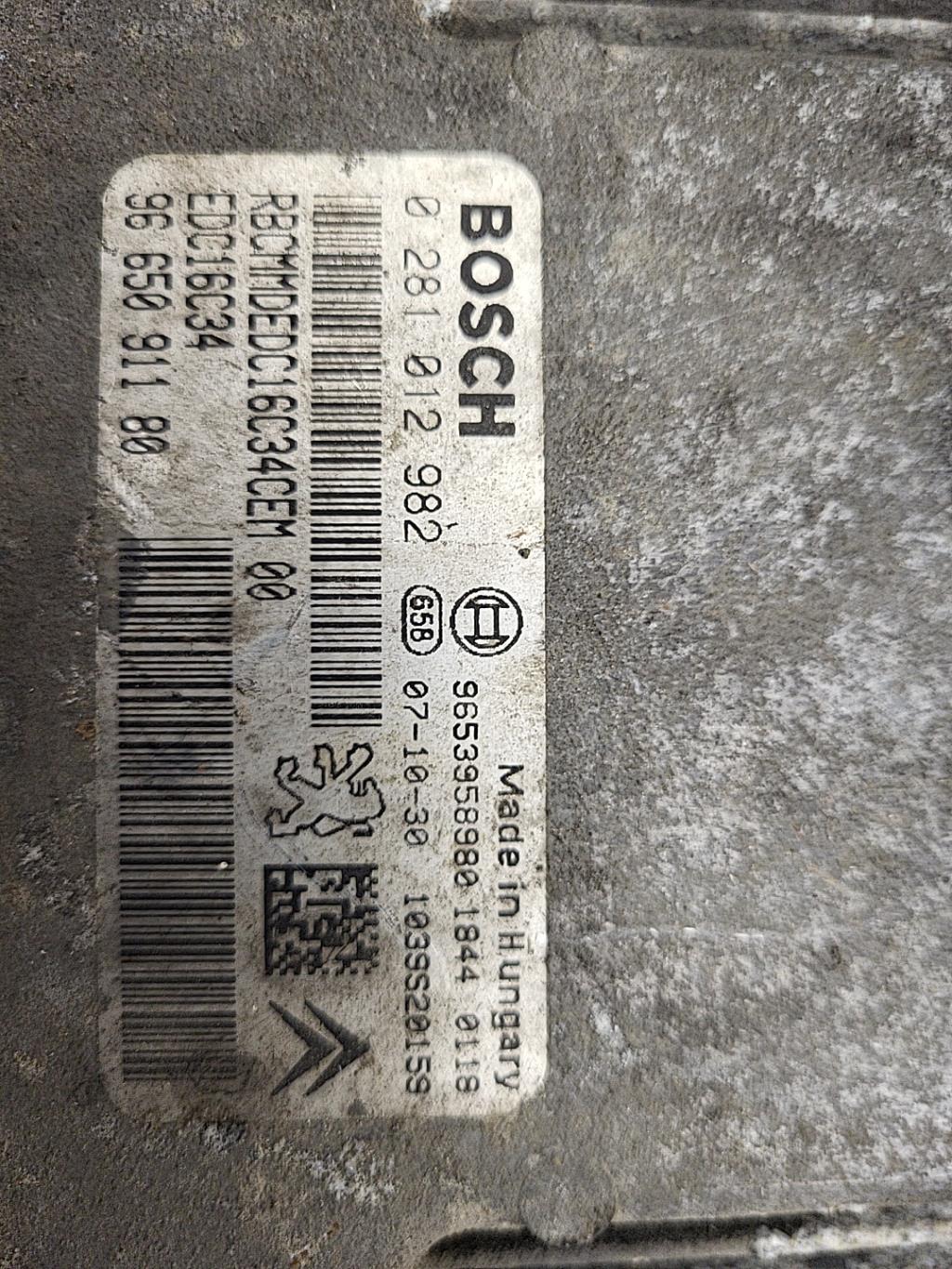 Calculateur moteur CITROEN JUMPY 2 Diesel - 1