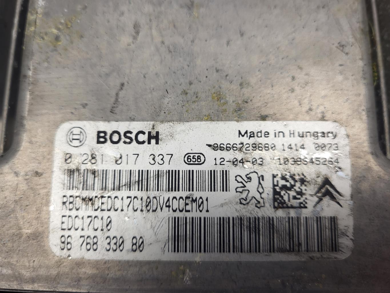 Calculateur moteur CITROEN C3 2 PHASE 1 Diesel - 1