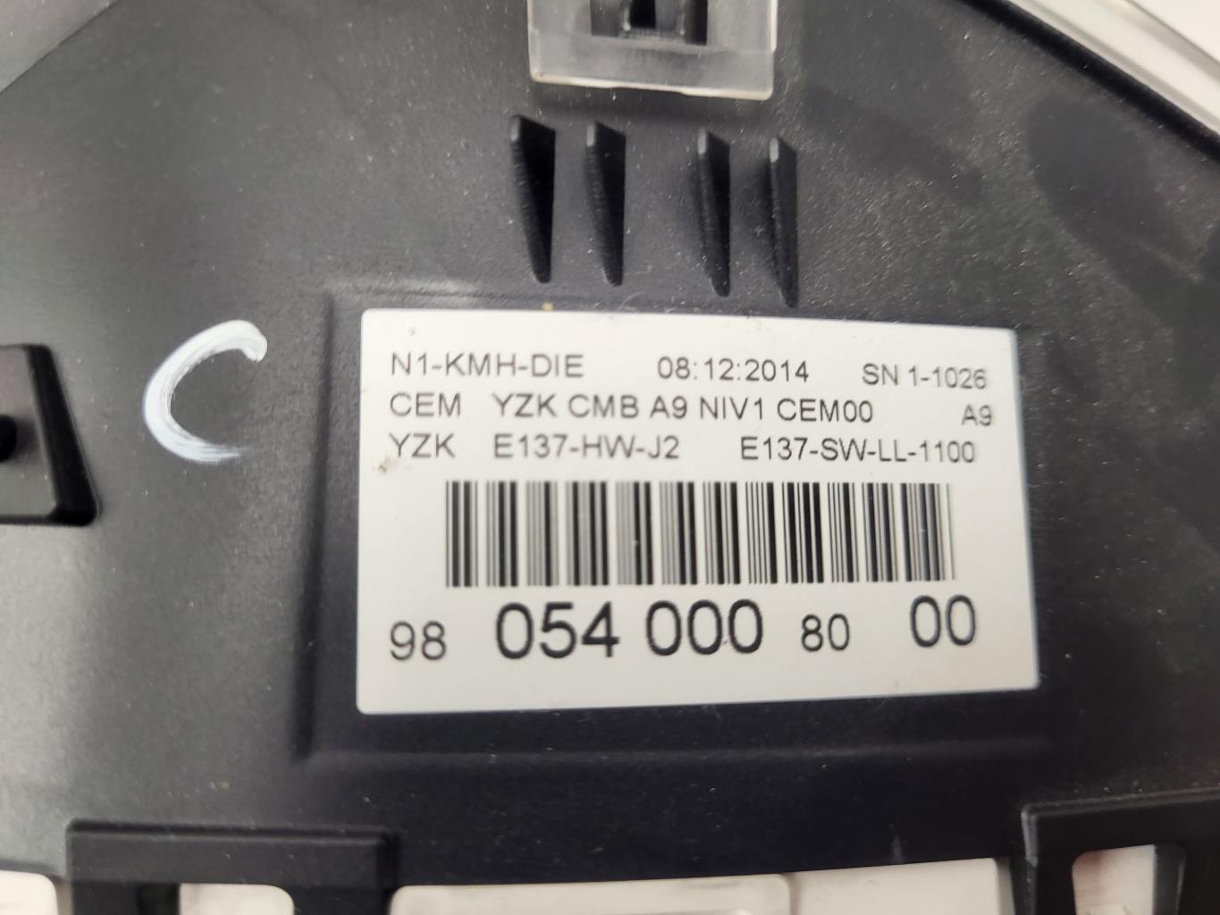 Compteur PEUGEOT 208 1 PHASE 1 Diesel - 1