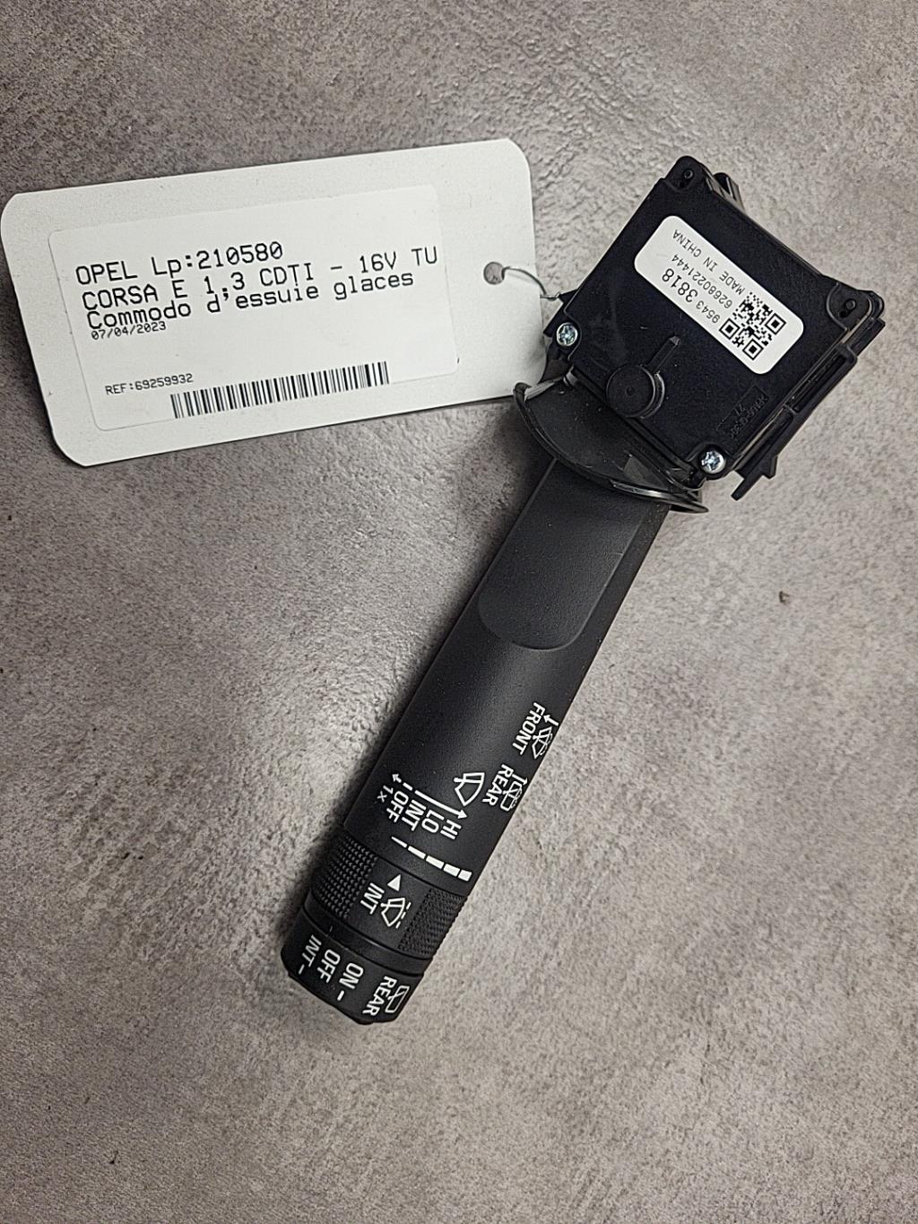Commodo d'essuie glaces OPEL CORSA E Diesel - 1