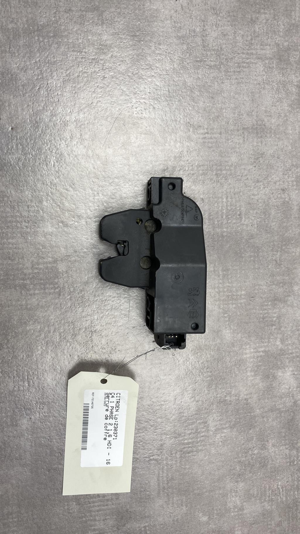 Serrure de coffre CITROEN C4 1 PHASE 2 Diesel - 1