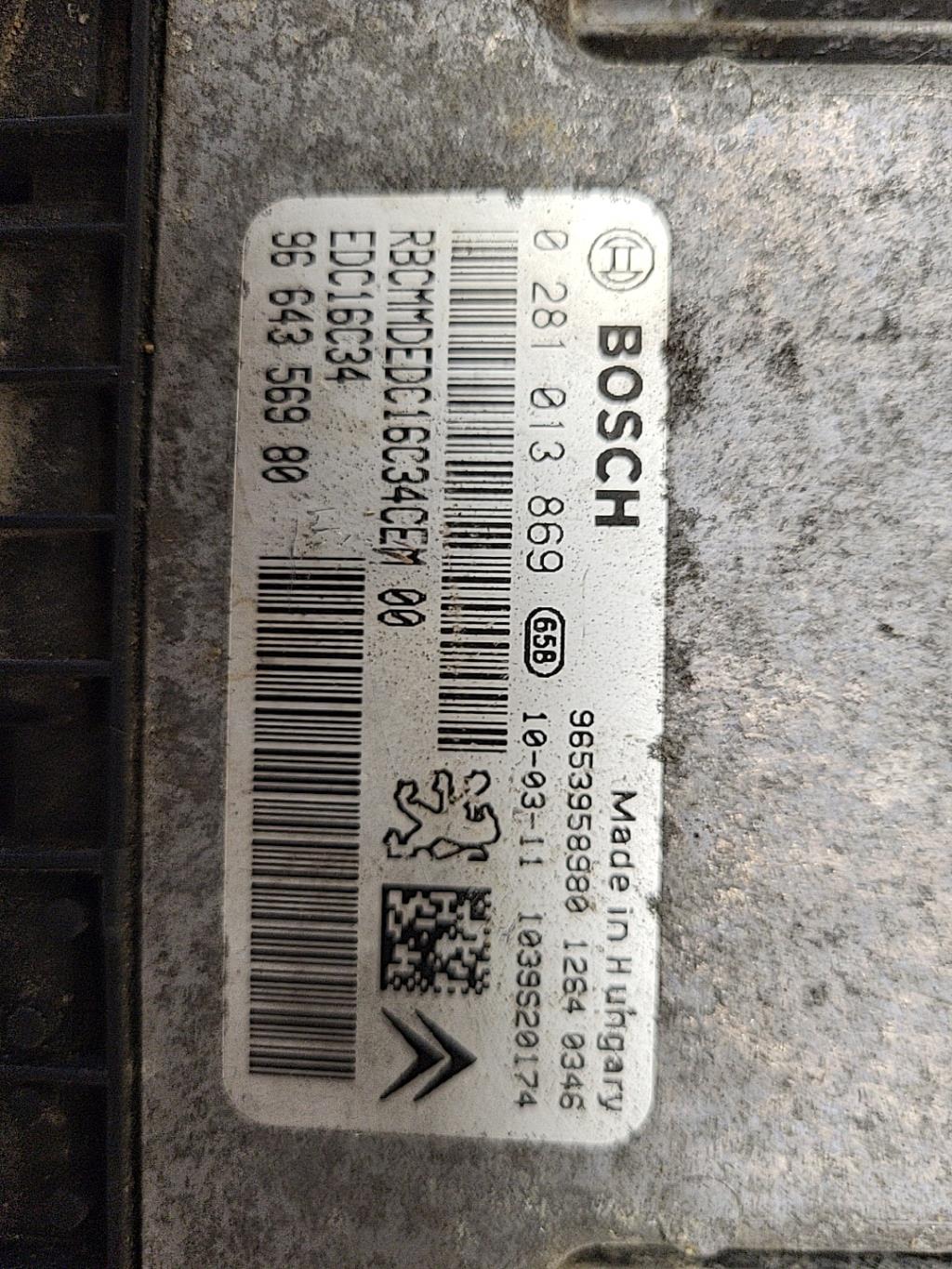 Calculateur moteur CITROEN JUMPY 2 Diesel - 1
