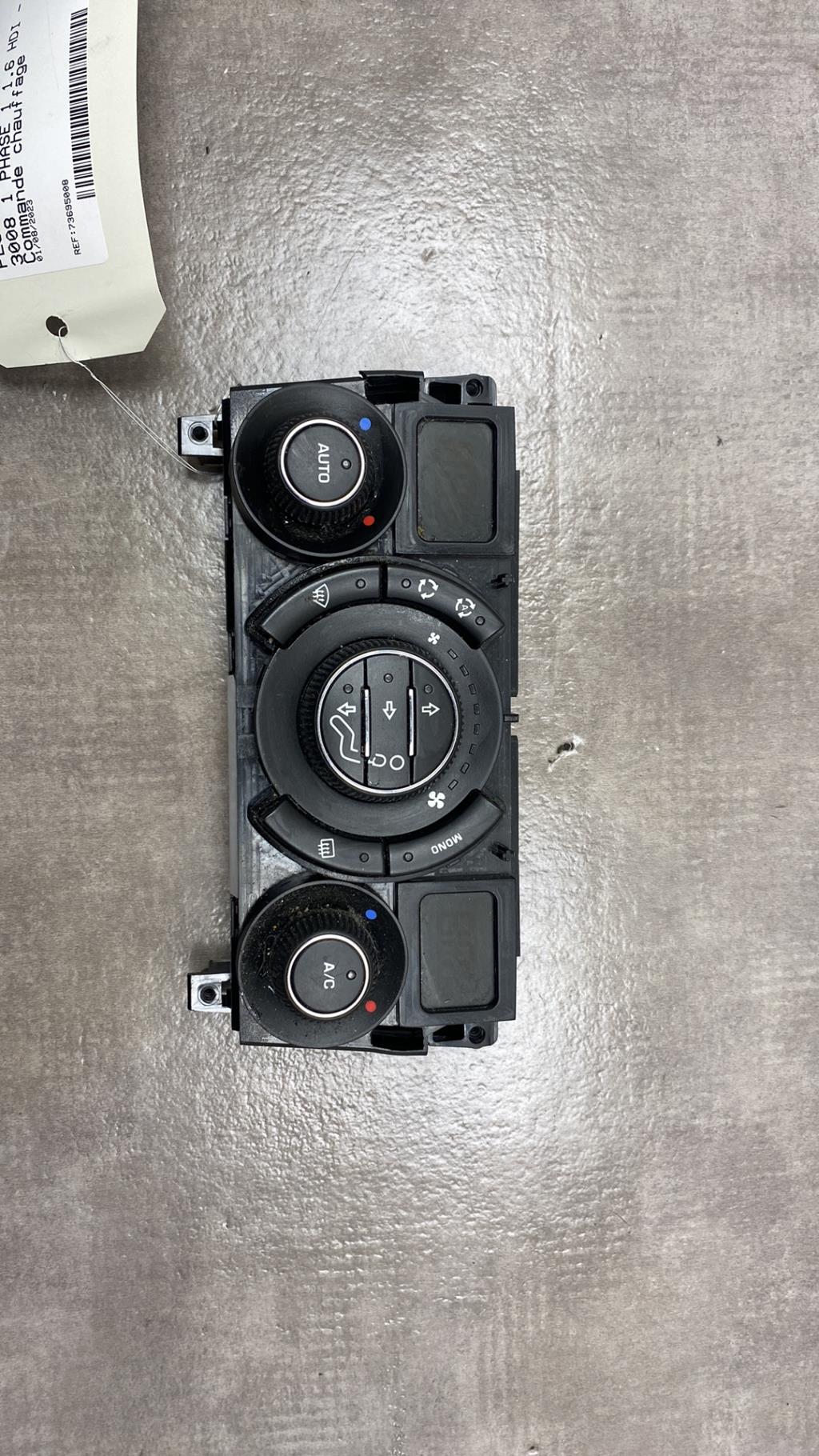 Commande chauffage PEUGEOT 3008 1 PHASE 1 Diesel - 1