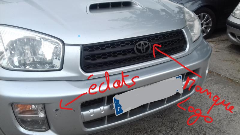 Calandre TOYOTA RAV4 2 PHASE 1 Diesel - 1
