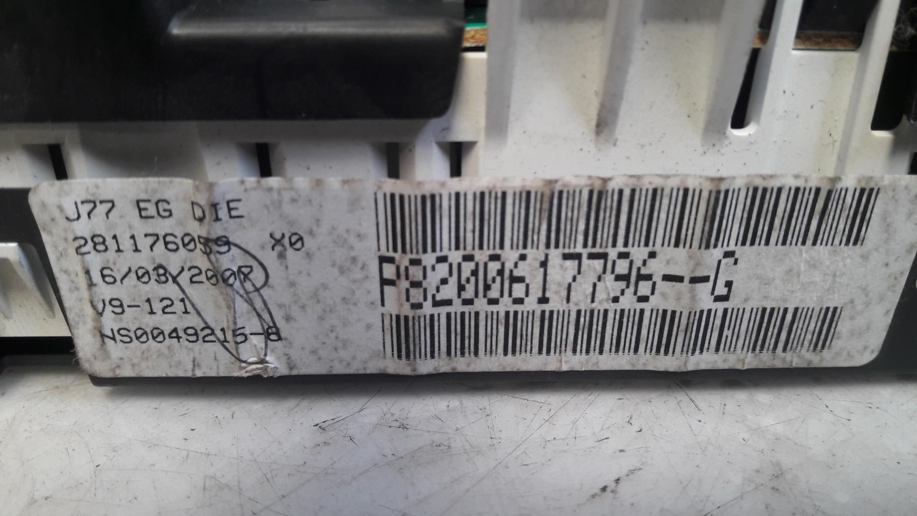 Compteur RENAULT MODUS PHASE 1 Diesel - 1