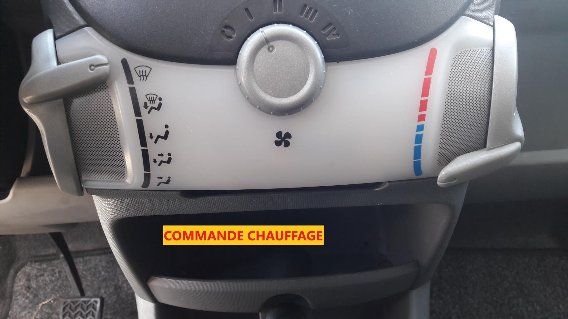 Commande chauffage PEUGEOT 107 PHASE 1 Diesel - 1