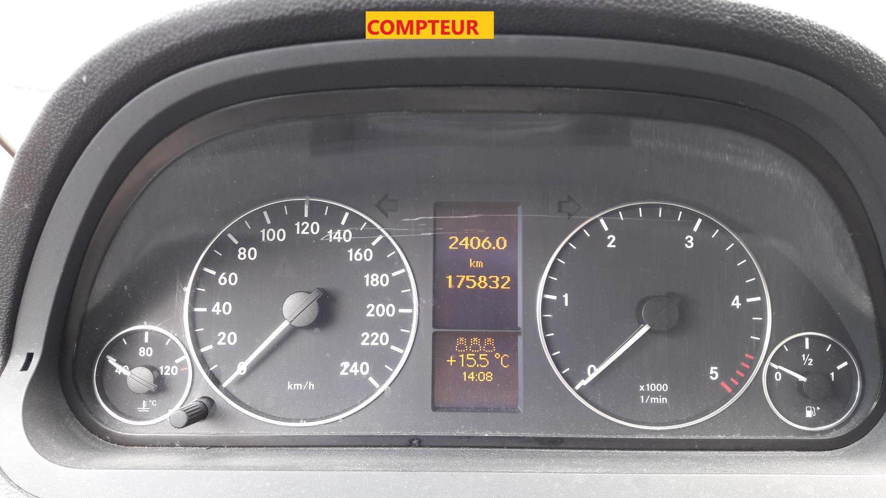 Compteur MERCEDES CLASSE A 169 PHASE 1 Diesel - 1