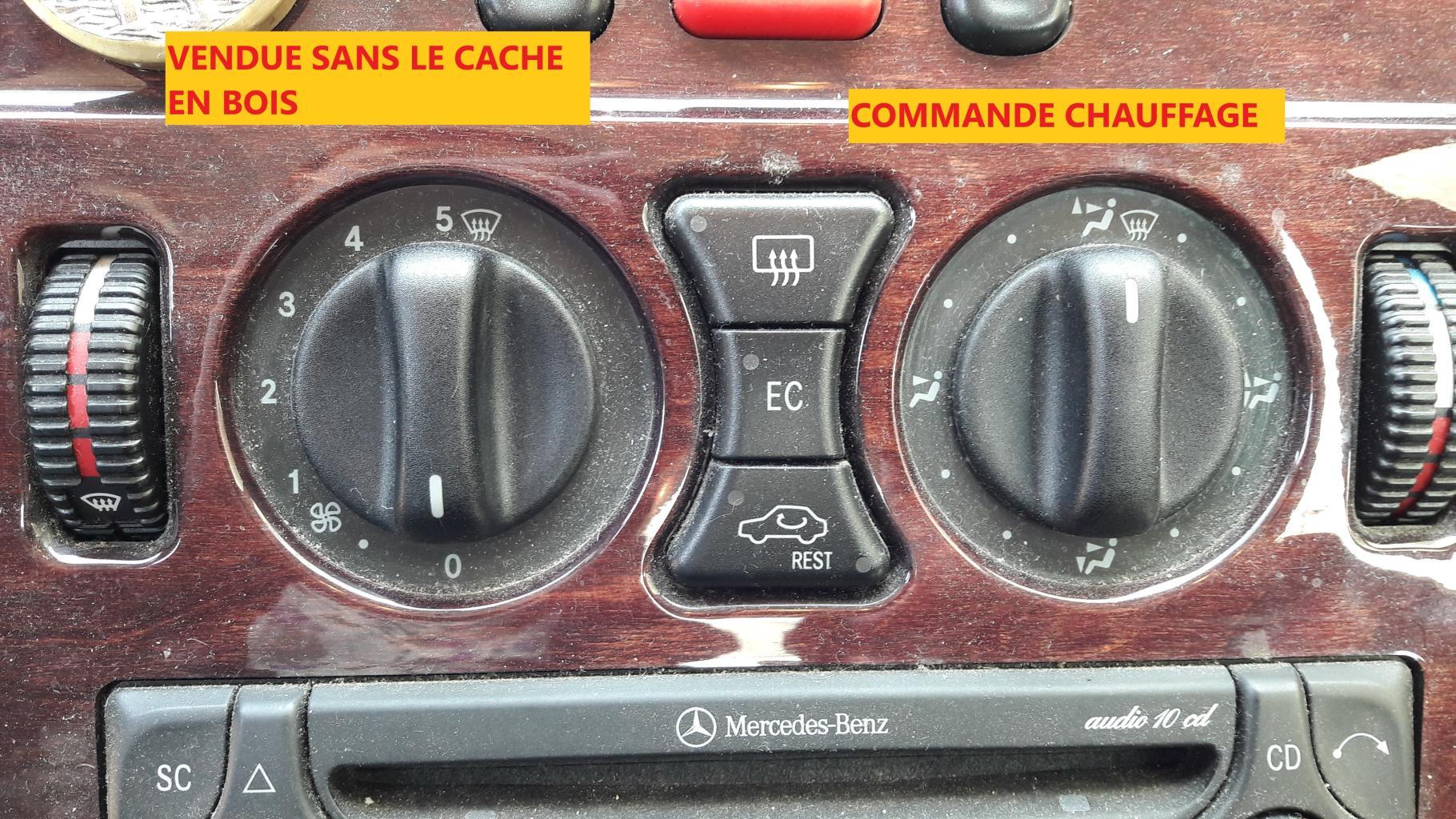 Commande chauffage MERCEDES CLASSE E 210 PHASE 2 Diesel - 1
