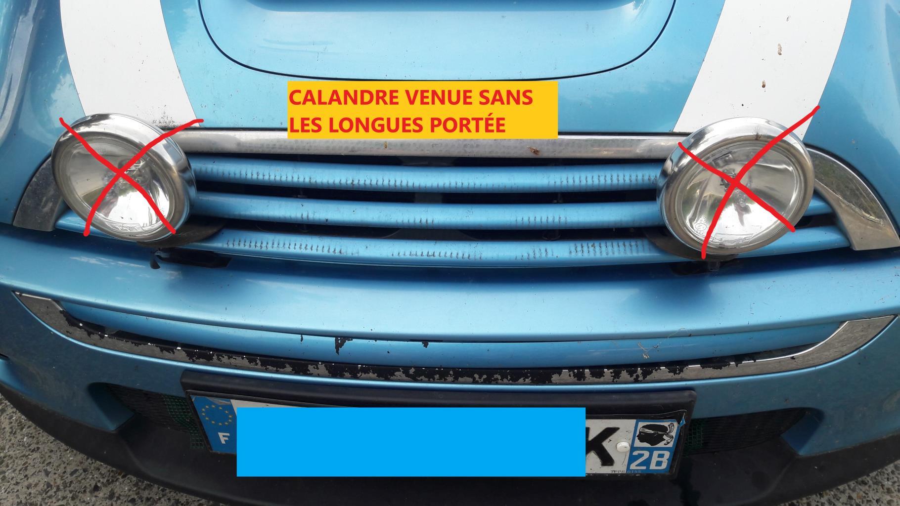 Calandre MINI MINI 1 R50/R53 PHASE 2 Essence - 1