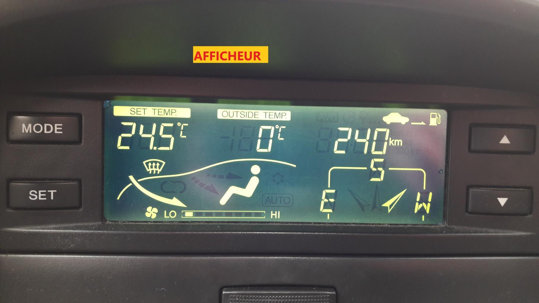 Afficheur CHEVROLET CAPTIVA PHASE 1 Diesel - 1